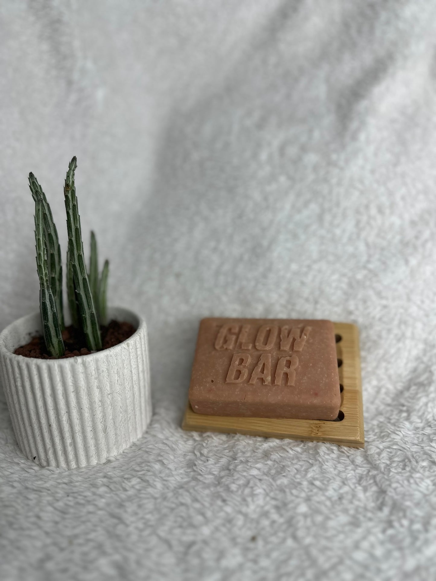 All natural wood soap dish